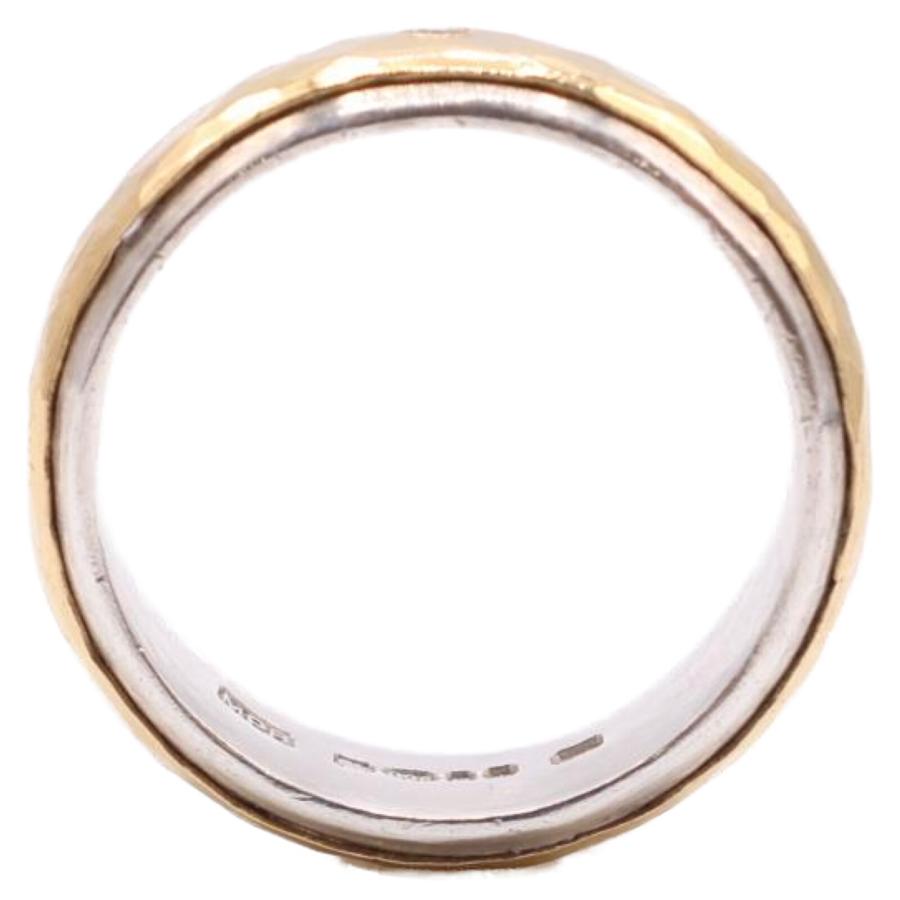 美品 MALCOLM BETTS マルコムベッツ K22/SV925 1Pダイヤモンド ハンマ