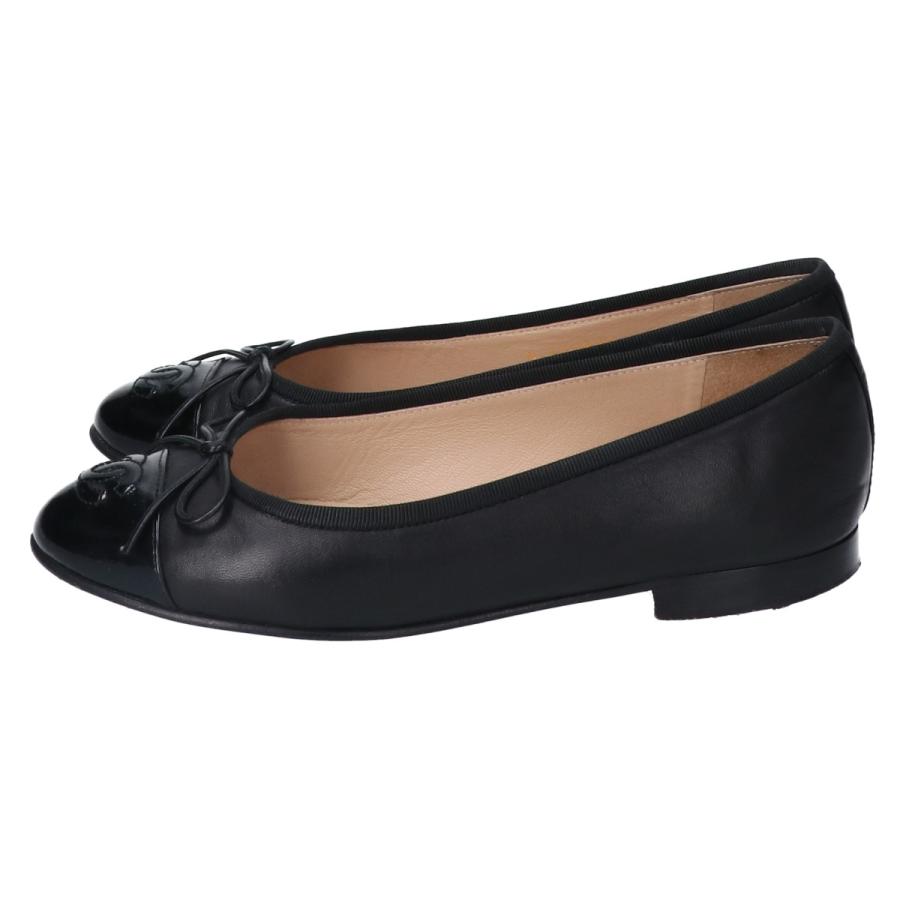 CHANEL（シャネル） 美品/ A02819 レザーxパテント ココマーク