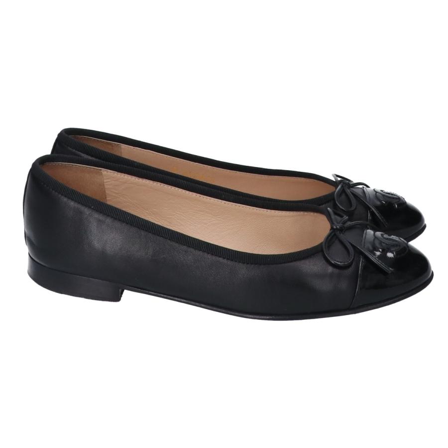 CHANEL（シャネル） 美品/ A02819 レザーxパテント ココマーク