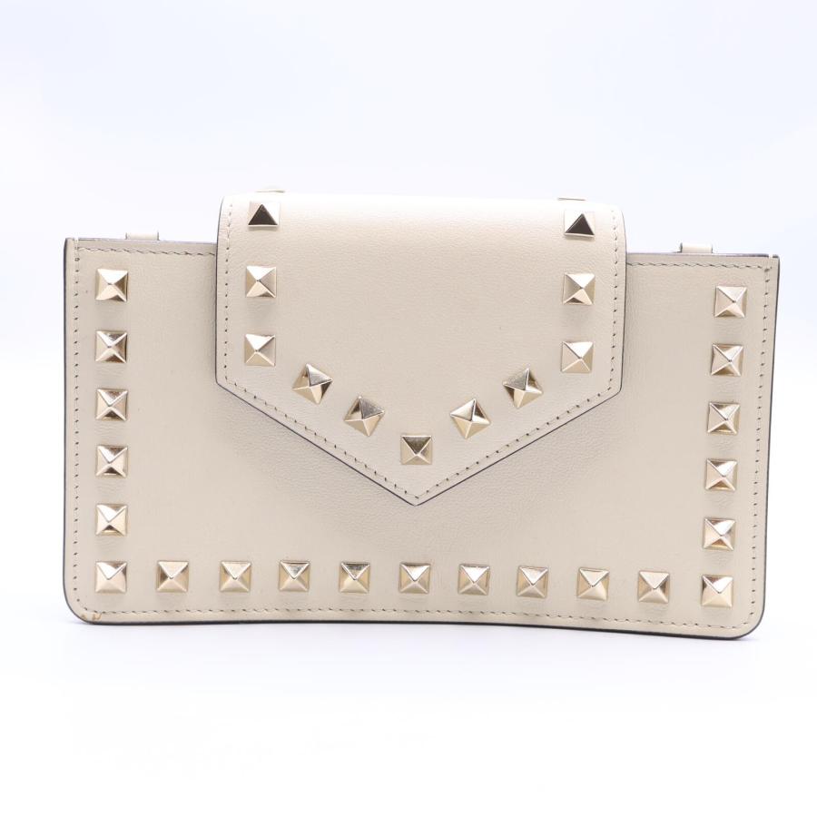 美品 VALENTINO ヴァレンティノ TW2P0Q13BOL ロックスタッズ チェーン 