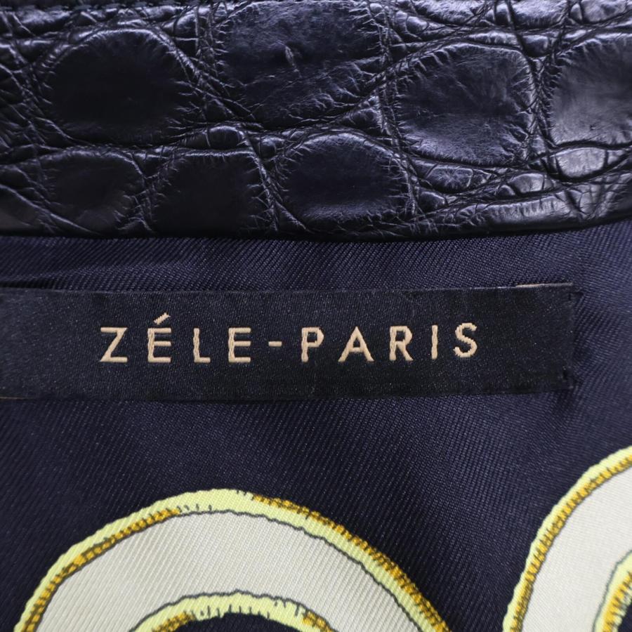 美品/ ZELE-PARIS ゼルパリ クロコダイル エルメス裏地 美品/ ZELE-PARIS ゼルパリ クロコダイル エルメス裏地