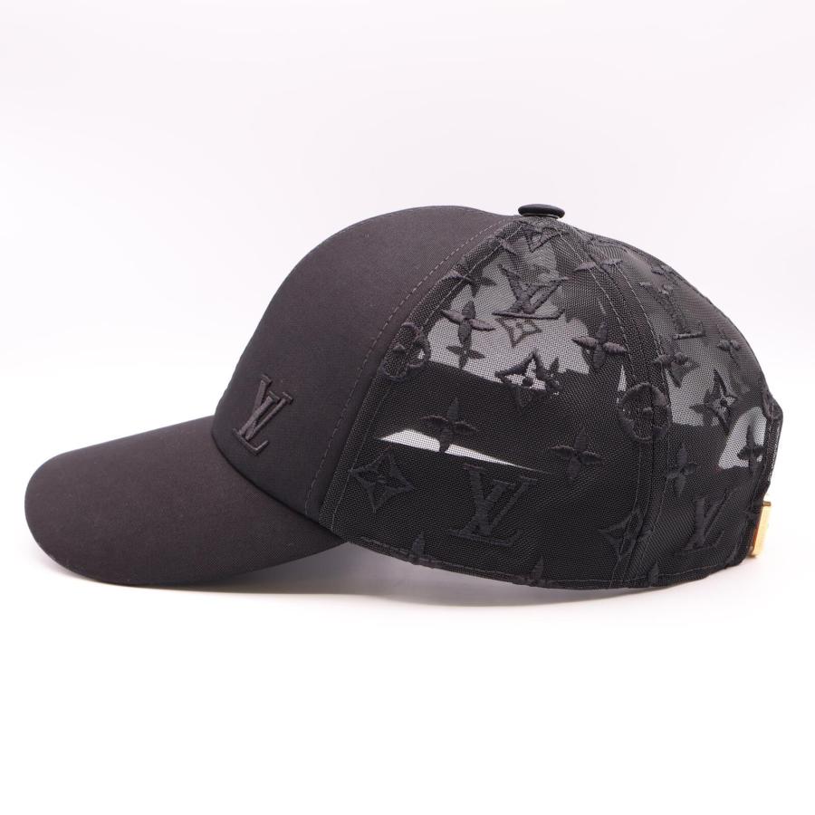 Louis Vuitton キャップ ベースボール ブラック M77114 Monogram Mesh Baseball Cap S00 - Men - Accessories | LOUIS