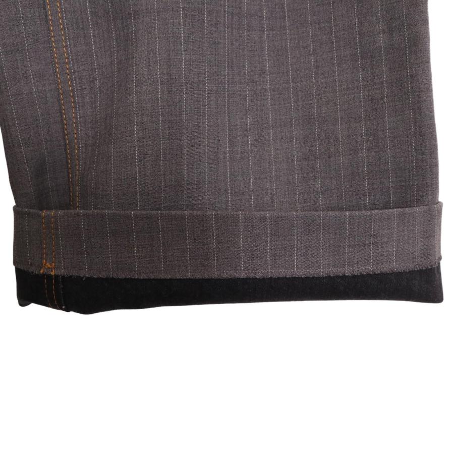 【新品】sacai グレストライプトラウザー ボトムス sacai サカイ 24SS 24-07132 グレストライプトラウザー グレー 1