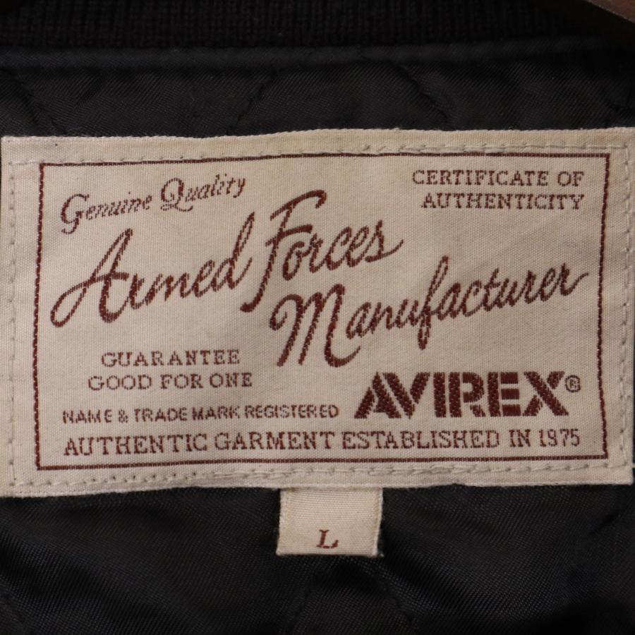 AVIREX（アヴィレックス） 6181047 ブラック カウレザー ボンバー