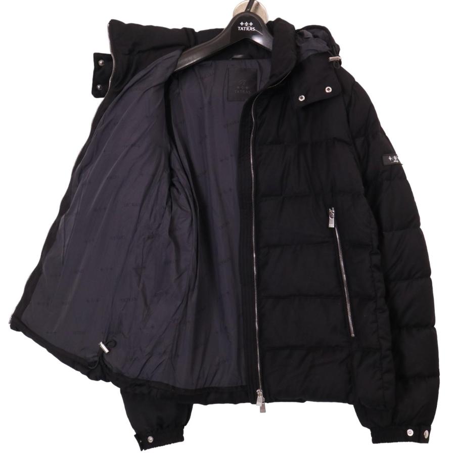 【美品】TATRAS Rラインダウンジャケット TATRAS タトラス 23AW ブラック MTRL23A4289-D Rライン ドミッツァーノ