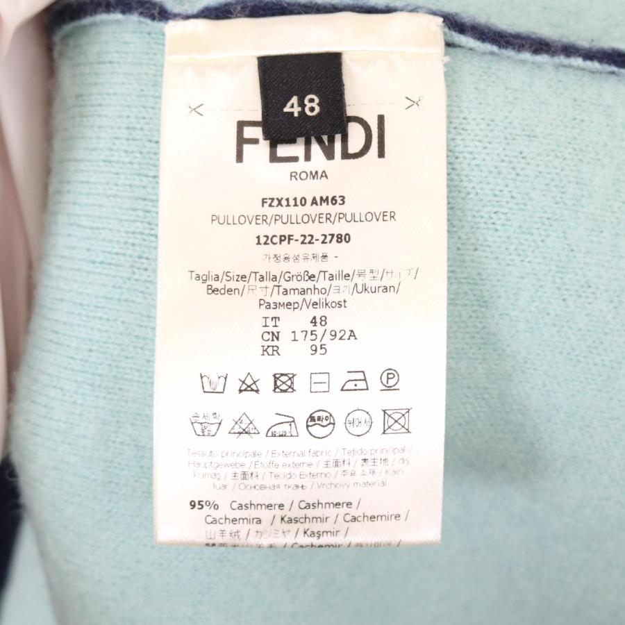 FENDI（フェンディ） 22年製 ネイビー FZX110 カシミヤ FFバゲット