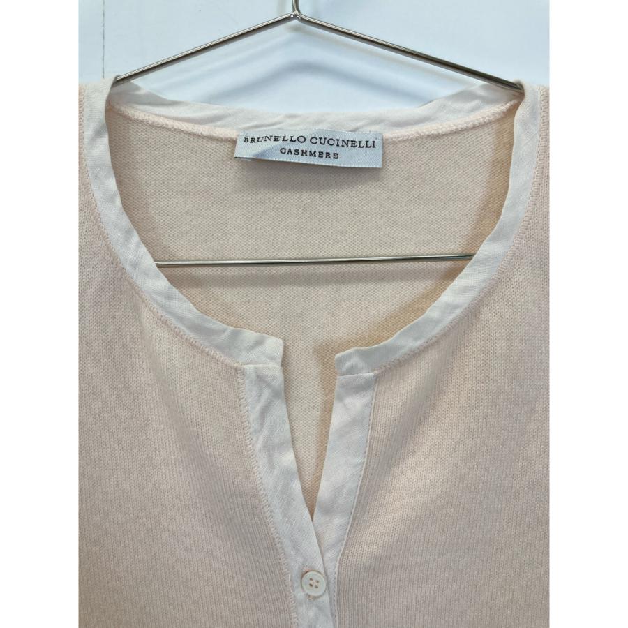 BRUNELLO CUCINELLI ブルネロクチネリ ピンク カシミヤ100 BRUNELLO CUCINELLI ブルネロクチネリ ピンク カシミヤ100