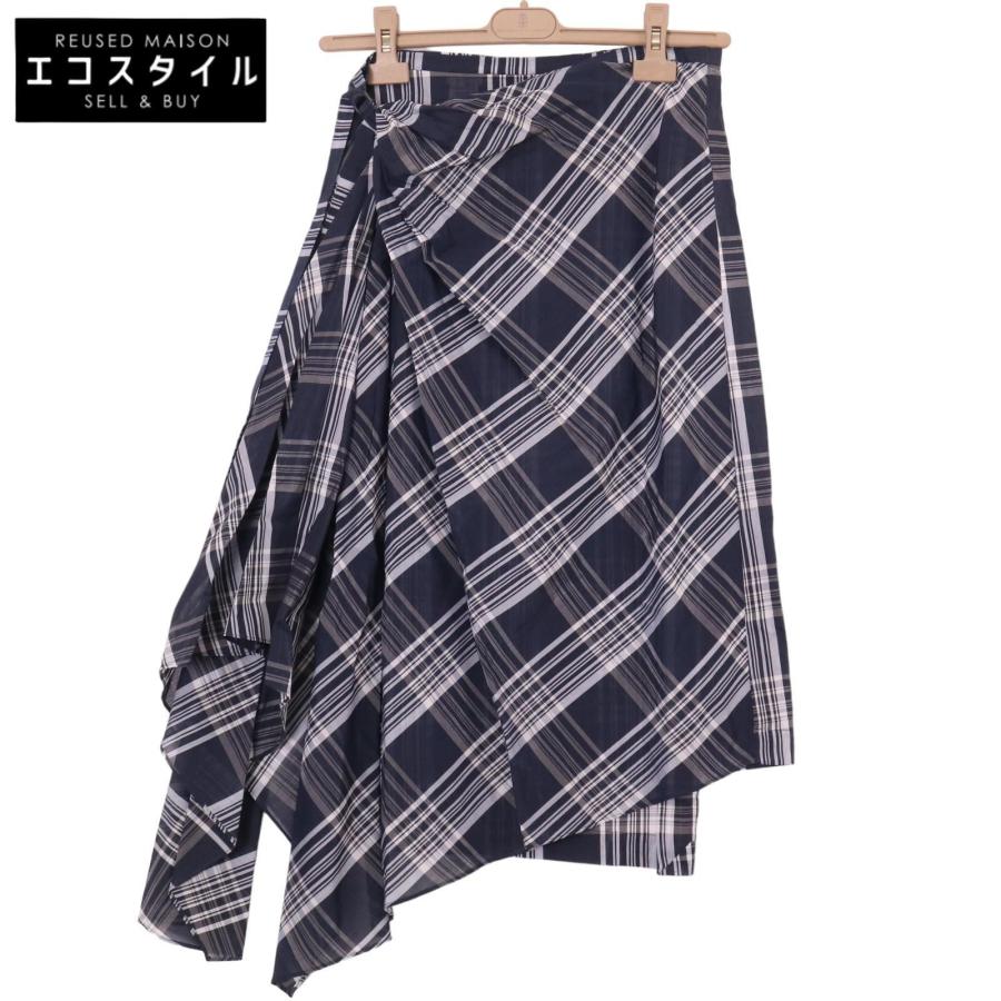 BRUNELLO CUCINELLI ブルネロクチネリ ネイビー コットンシルク  