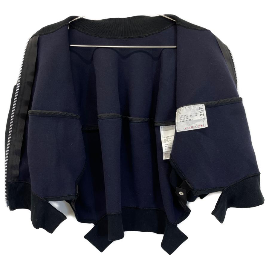 未使用　サカイ　sacai パフスリーブ　24-07263 ブラック sacai（サカイ） ブラック 24-07257 Sponge Sweat Blouson ブラック 1