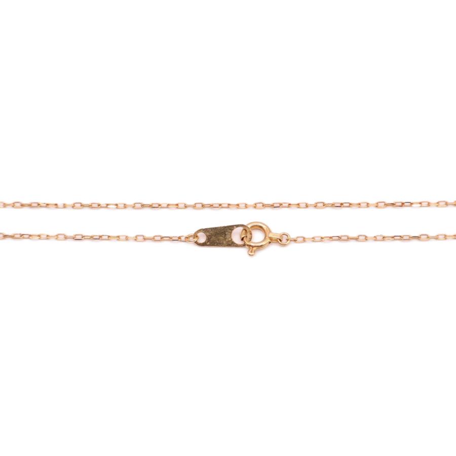 美品/ BELLESIORA ベルシオラ K18YG/ダイヤモンド0.14ct ハートトップ