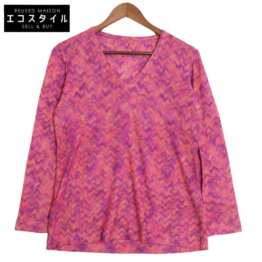 MISSONI ミッソーニ マルチカラー D-TK392 総柄 長袖シャツ 44 