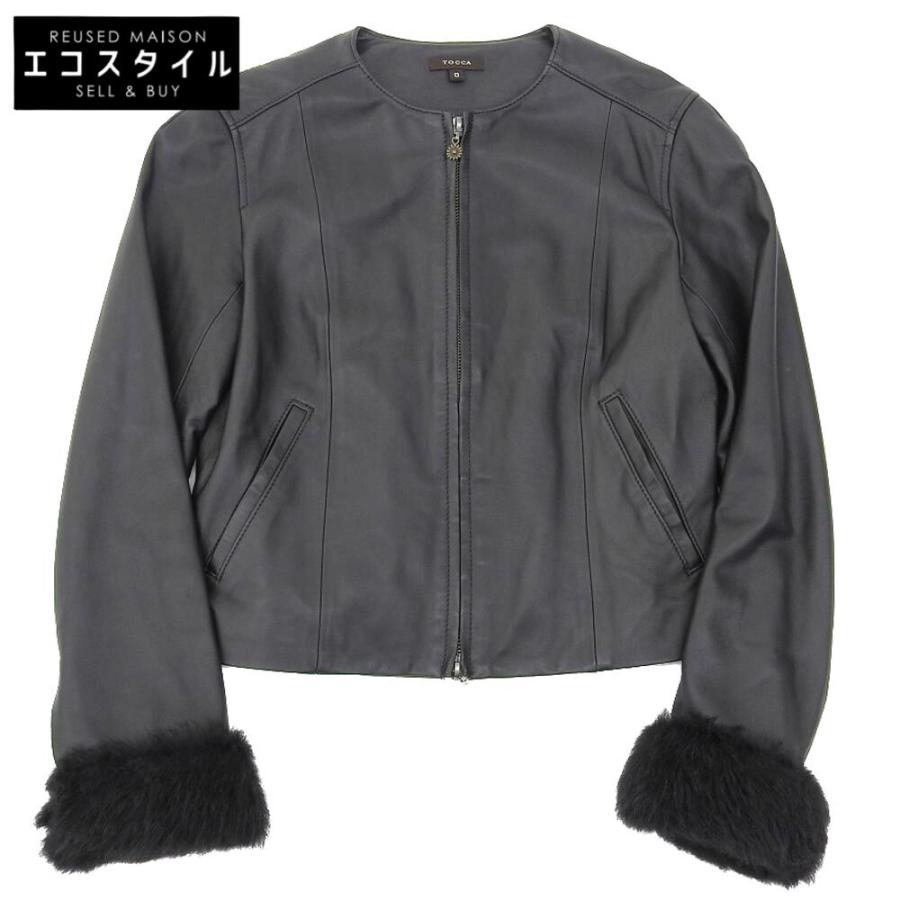 TOCCA トッカ RIVIERA ライダース ジャケット ラムレザー レディース 