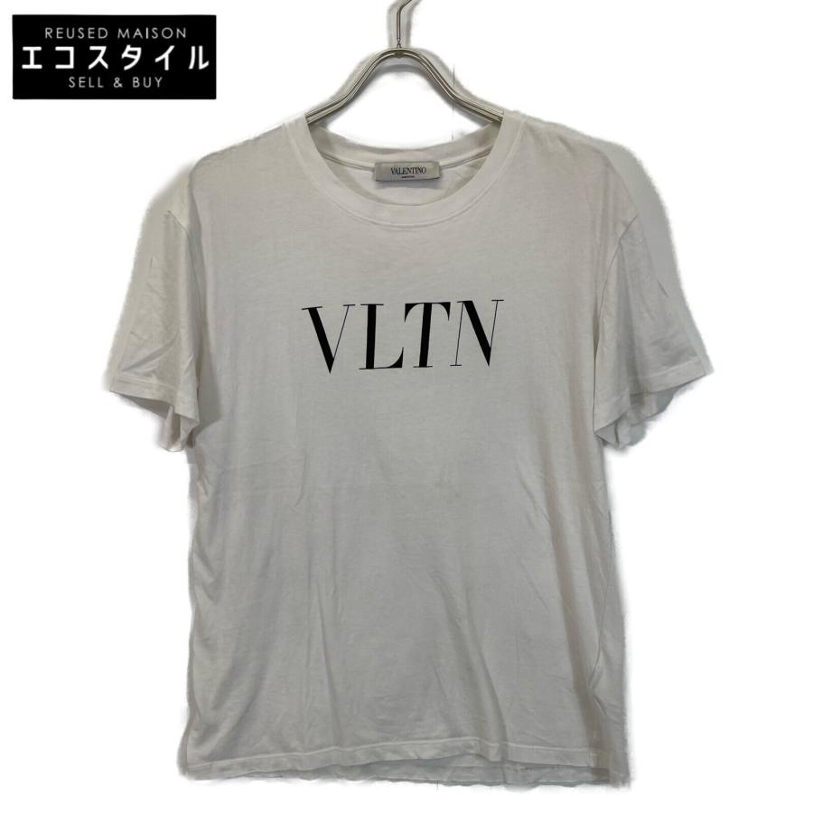 VALENTINO ヴァレンティノ 0000045669 ホワイト コットン ロゴT VALENTINO ヴァレンティノ 0000045669 ホワイト コットン ロゴT