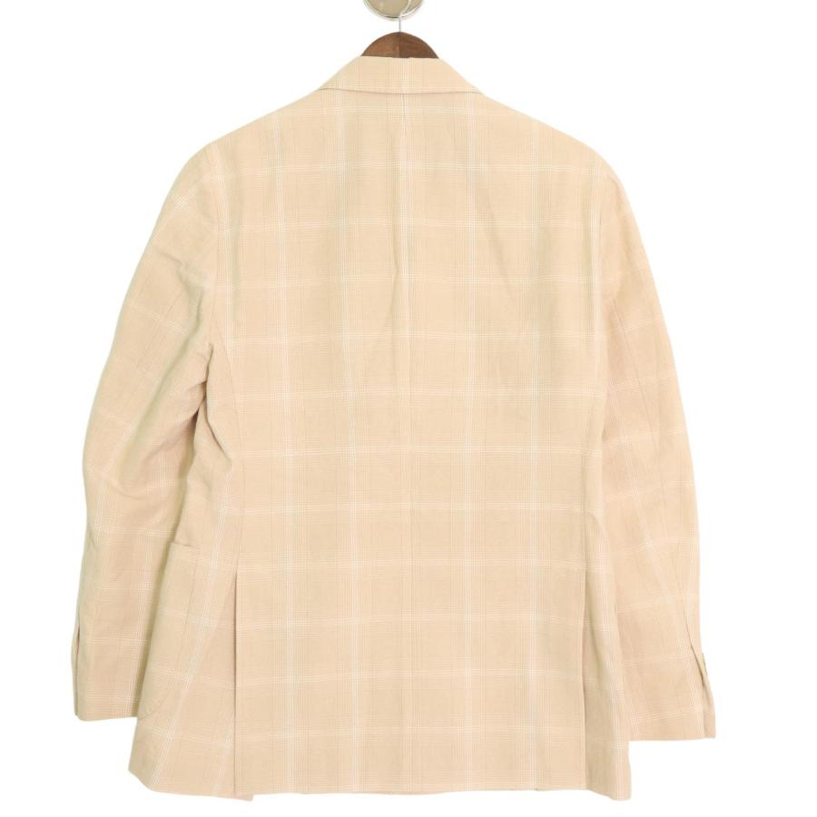 美品☆パオローニ ジャケット ベージュチェックカラー ラルディーニ