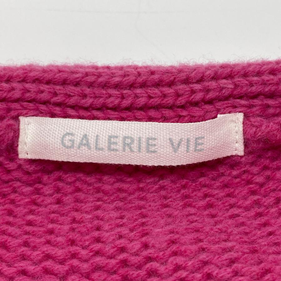 GALERIE VIE ギャルリーヴィー ピンク ファインウール Vネック GALERIE VIE ギャルリーヴィー ピンク ファインウール Vネック