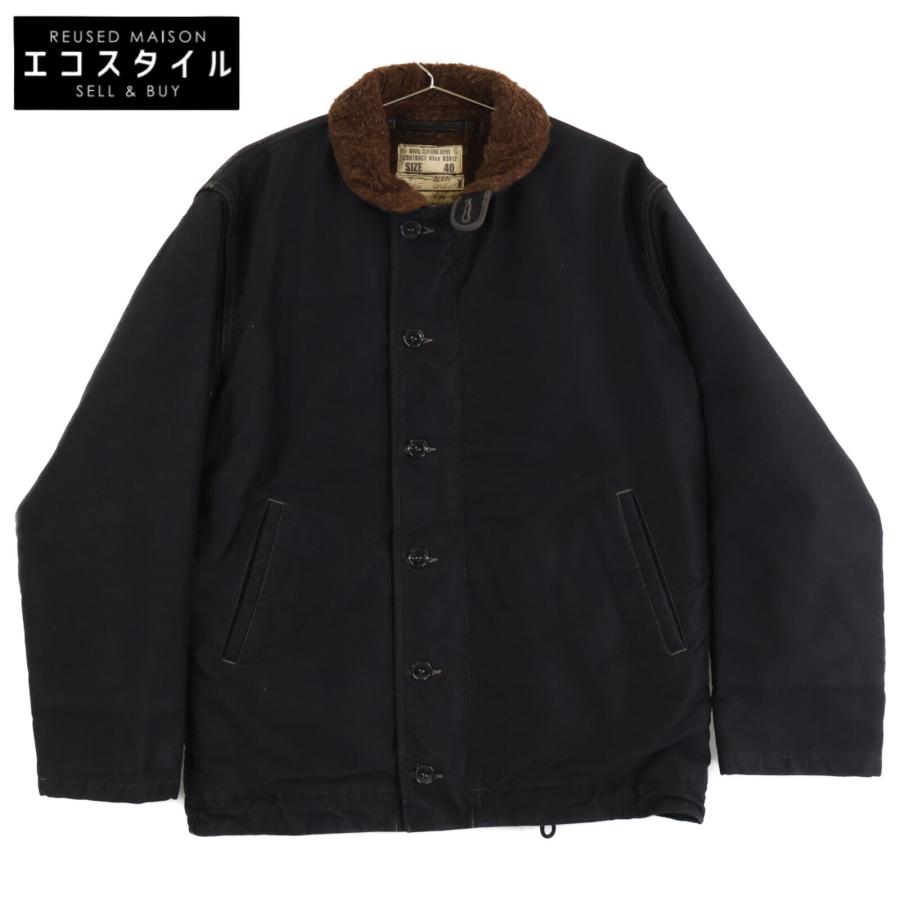 BUZZ RICKSON'S ウィリアムギブソンN-1BR11622サイズ:40 BUZZ RICKSON'S バズリクソンズ BLACK MA-1 SLENDER LONG