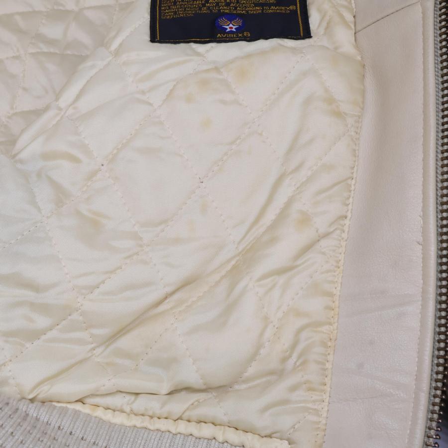 AVIREX（アヴィレックス） レザー スタジアムジャンパー スタジャン