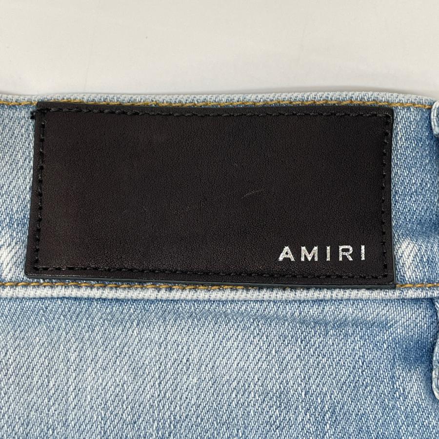 AMIRI アミリ スターパッチ クラッシュ デニムパンツ ライト AMIRI アミリ スターパッチ クラッシュ デニムパンツ ライト