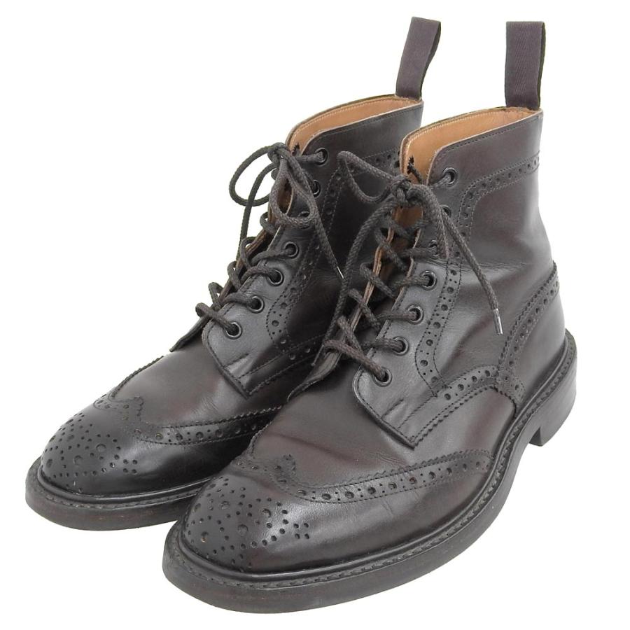 tricker's malton 7 1/2 ウィングチップ ブラック※難あり 楽天市場