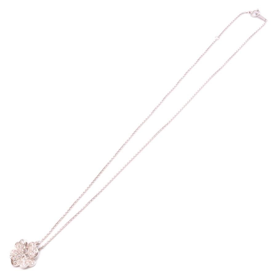 MIKIMOTO（ミキモト） 美品 K18 D0.41ct ダイヤモンド クローバー