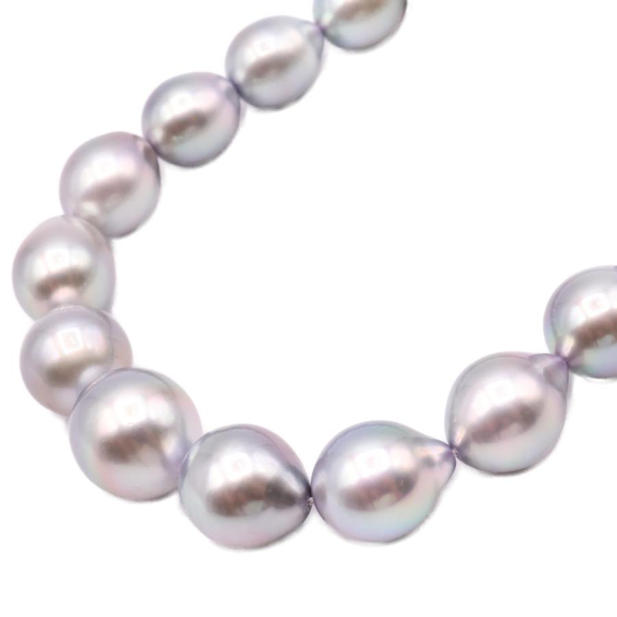 MIKIMOTO ミキモト K18 バロックパール 8.4~11.8mm 37珠 ネックレス  