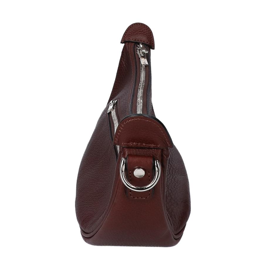 新品同様 MANSO 万双 m00000216 シモーネ ボディバッグ ダークブラウン  