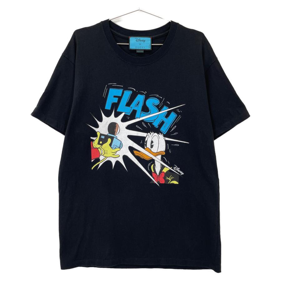 GUCCI グッチ ×ディズニー ブラック 548334 ドナルド Tシャツ M GUCCI グッチ ×ディズニー ブラック 548334 ドナルド Tシャツ M