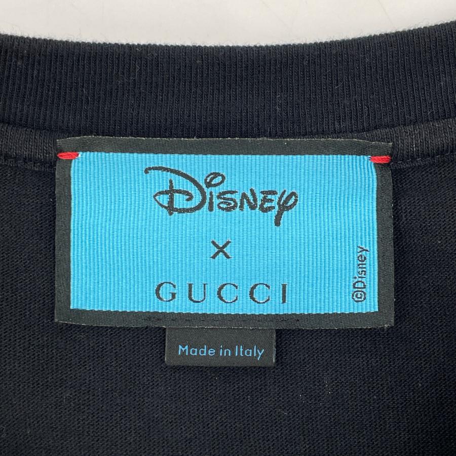 GUCCI グッチ ×ディズニー ブラック 548334 ドナルド Tシャツ M GUCCI グッチ ×ディズニー ブラック 548334 ドナルド Tシャツ M