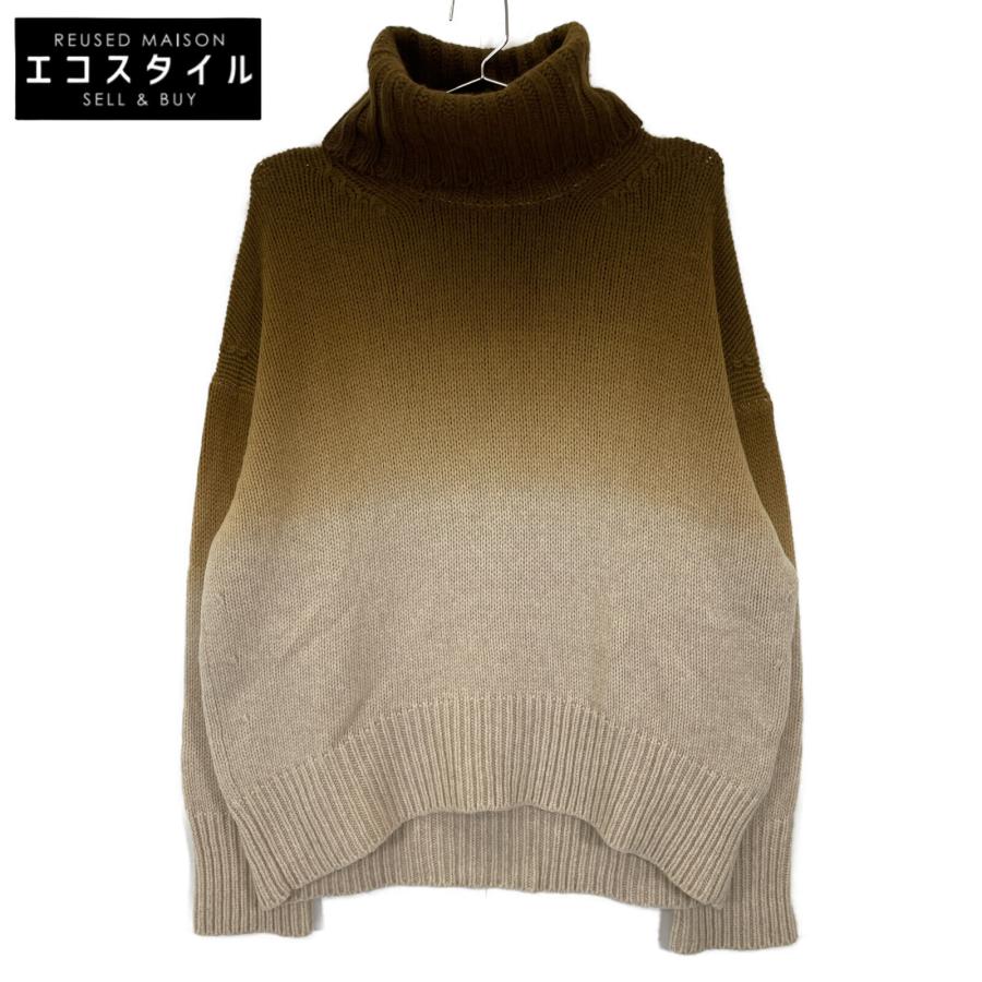 GALERIE VIE ファインウールハンギングダイ ハイネックプルオーバー