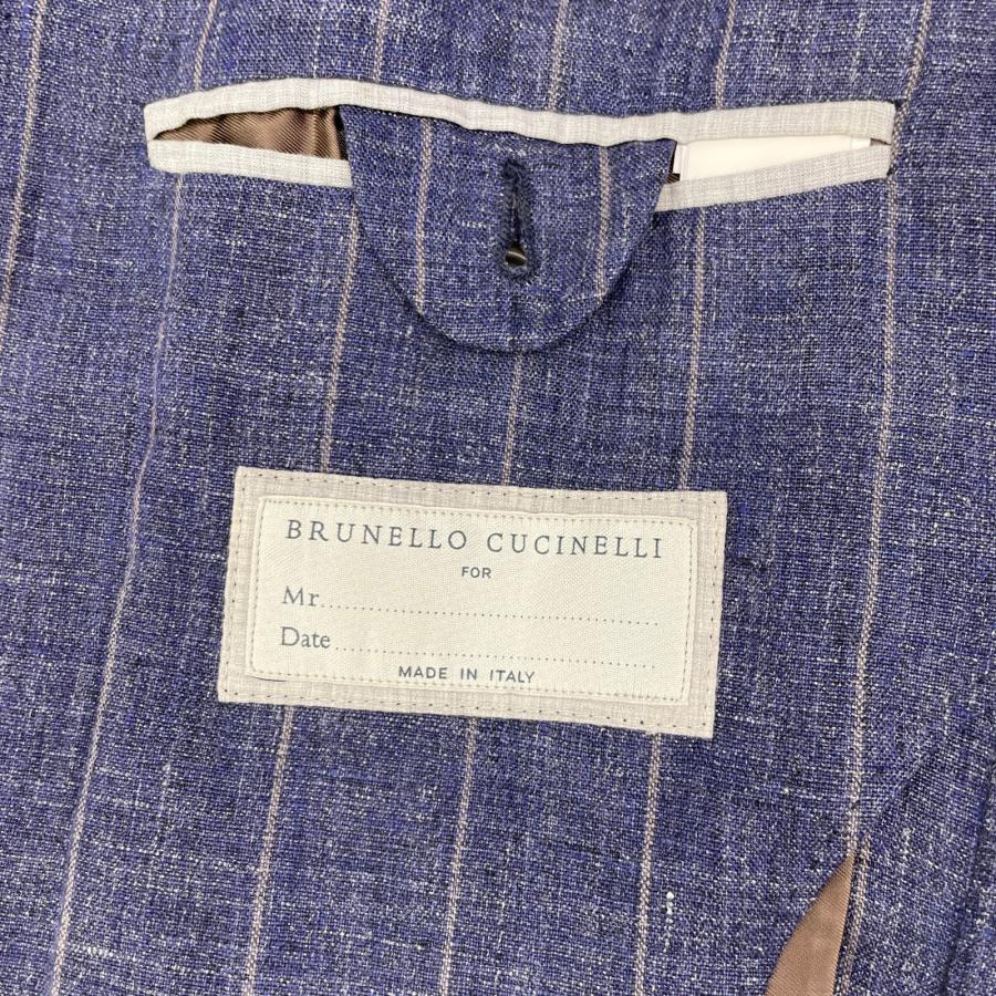 BRUNELLO CUCINELLI ブルネロクチネリ ネイビー 17年製 リネン100 