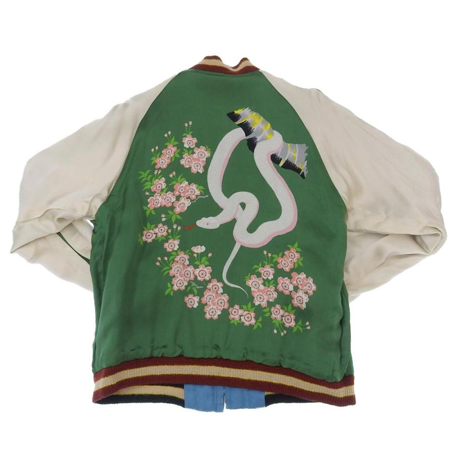 TAILOR TOYO テーラ―東洋 MAMUSHI×WHITE SNAKE スカジャン 刺繍 TAILOR TOYO テーラ―東洋 MAMUSHI×WHITE SNAKE スカジャン 刺繍