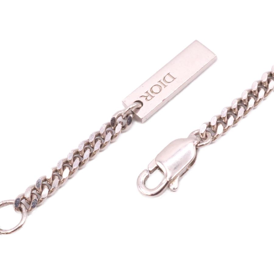 Dior ロゴネックレス Christian Dior ディオール GP ラインストーン ロゴ ネックレス