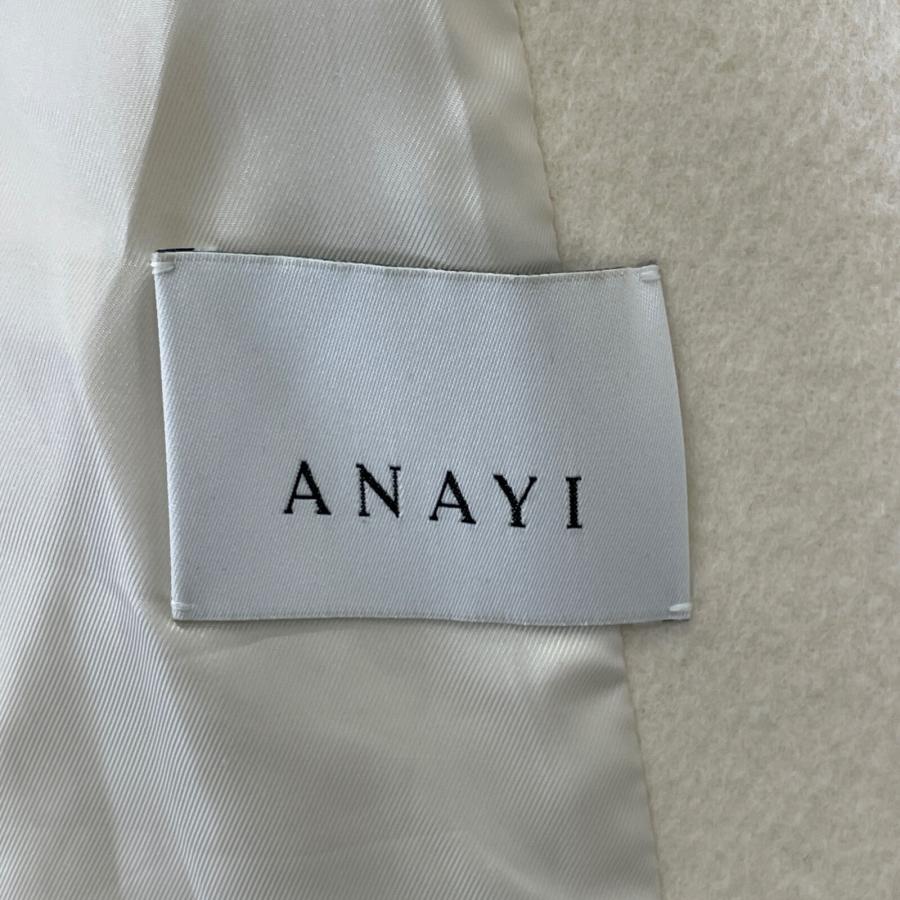 ANAYI 美品/ アナイ 10232717110 ウールビーバーショートコート  
