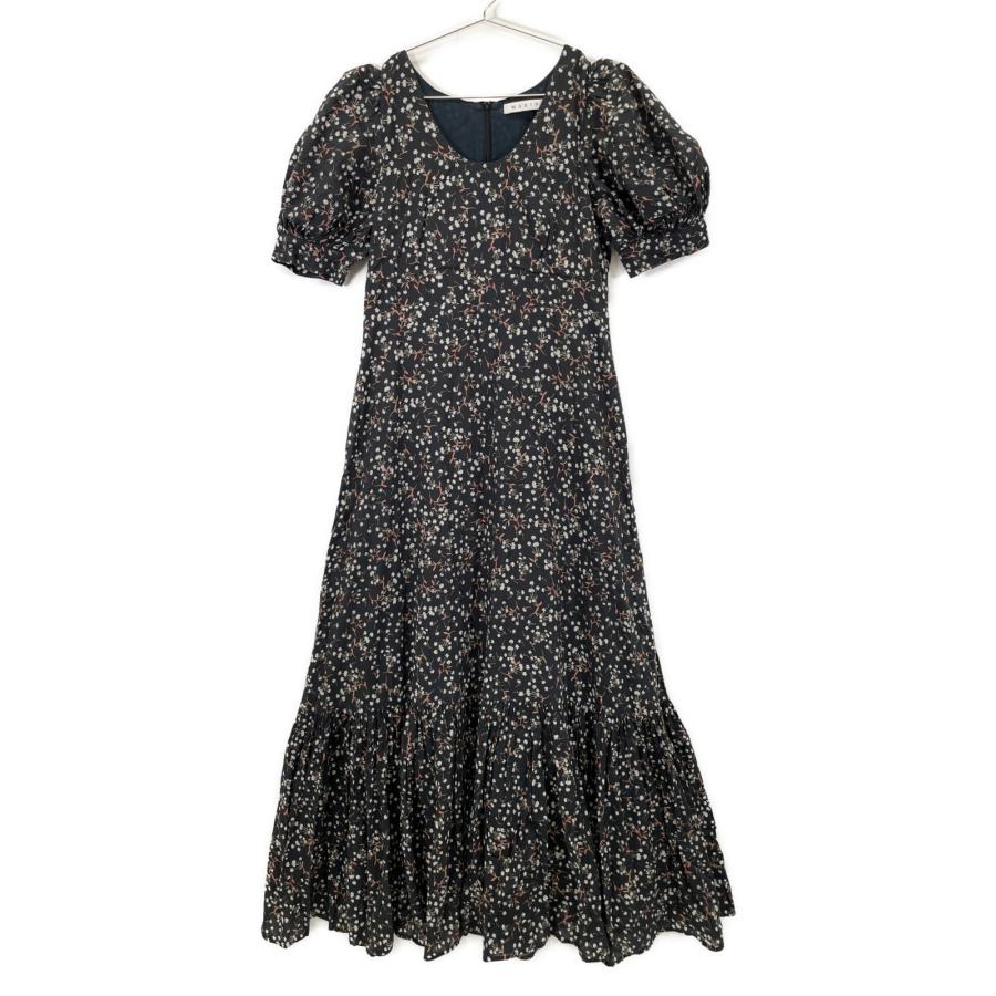 美品/ MARIHA マリハ 花のワルツの ワンピース 36 ブラック レディース  