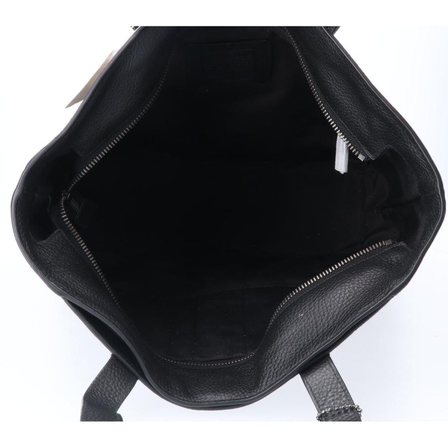 美品 COACH コーチ ハミルトン ペブルドレザー トートバッグ ブラック COACH（コーチ） 新品同様 89933 ハミルトン ペブル レザー トート