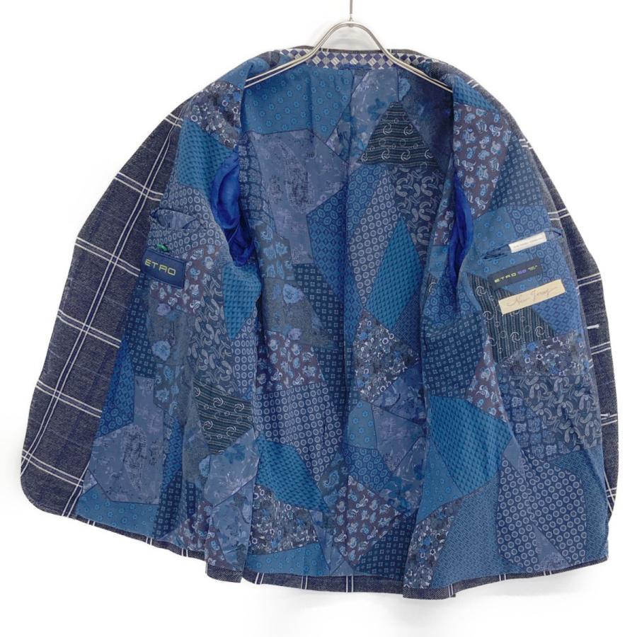 ETRO（エトロ） 161-1187Q-1141 カシミヤ混 New Jersey ウインドペーン