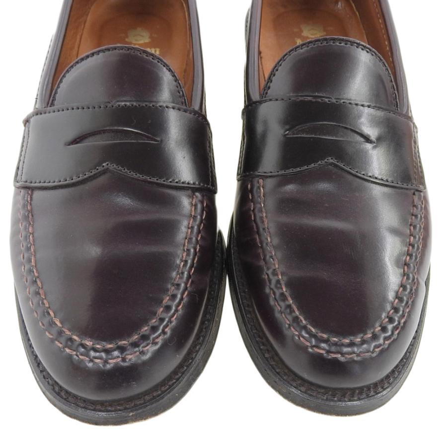 ALDEN ペニーローファー　7 1/2   コードバン ALDEN（オールデン） コードバン ペニーローファー シューズ メンズ