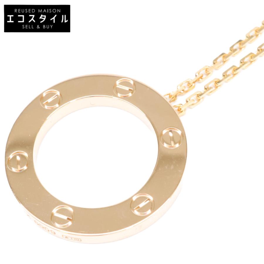 Cartier（カルティエ） 750YG ラブサークル ペンダント ネックレス 