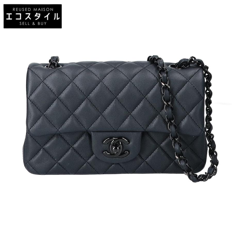 美品】超レア シャネル ラム・マトラッセ・がま口・チェーンショルダー