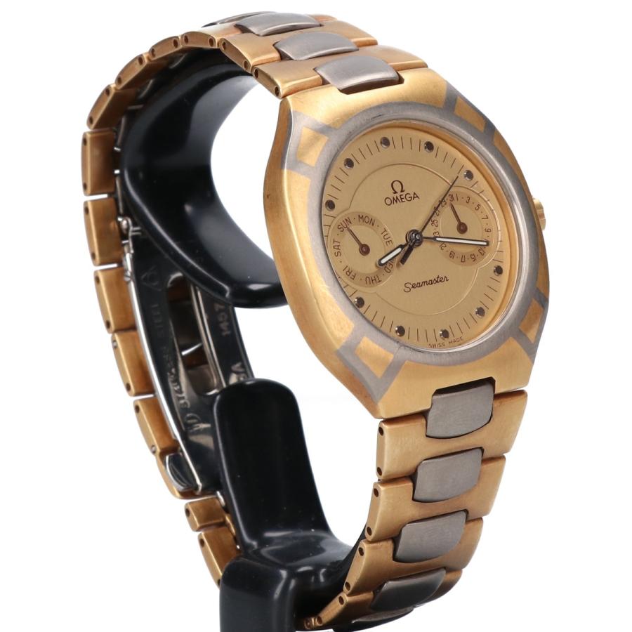 ✨OMEGA✨オメガ✨シーマスター✨デイト✨ゴールド✨メンズ✨腕時計✨ 220.52.41.21.03.001 オメガ シーマスター