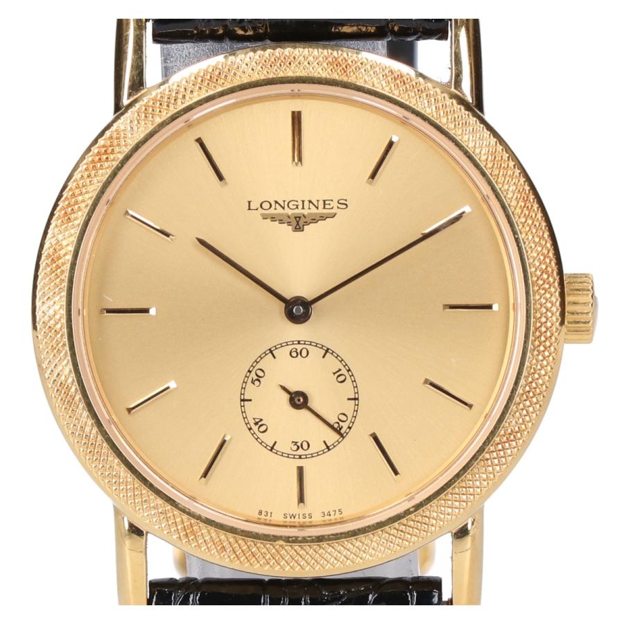 LONGINES ロンジン 831 3475 ラウンド スモセコ 手巻き 腕時計