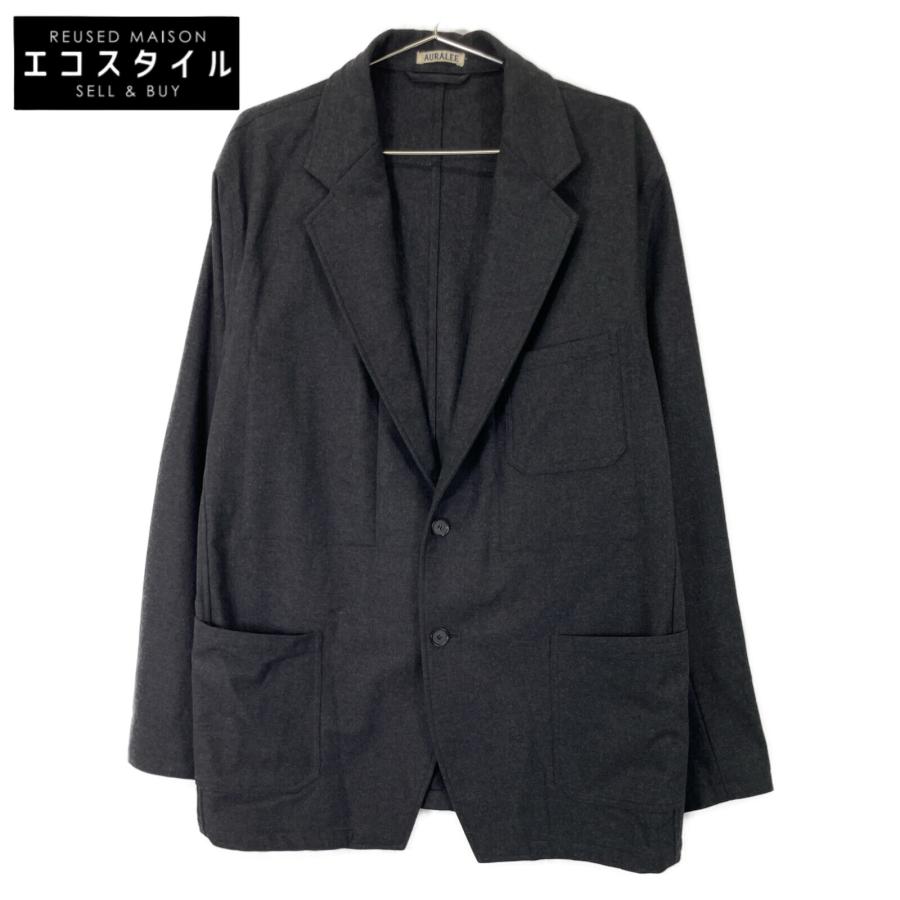 AURALEE オーラリー チャコール A20AJ01CF WOOL FULLING FLANNEL  
