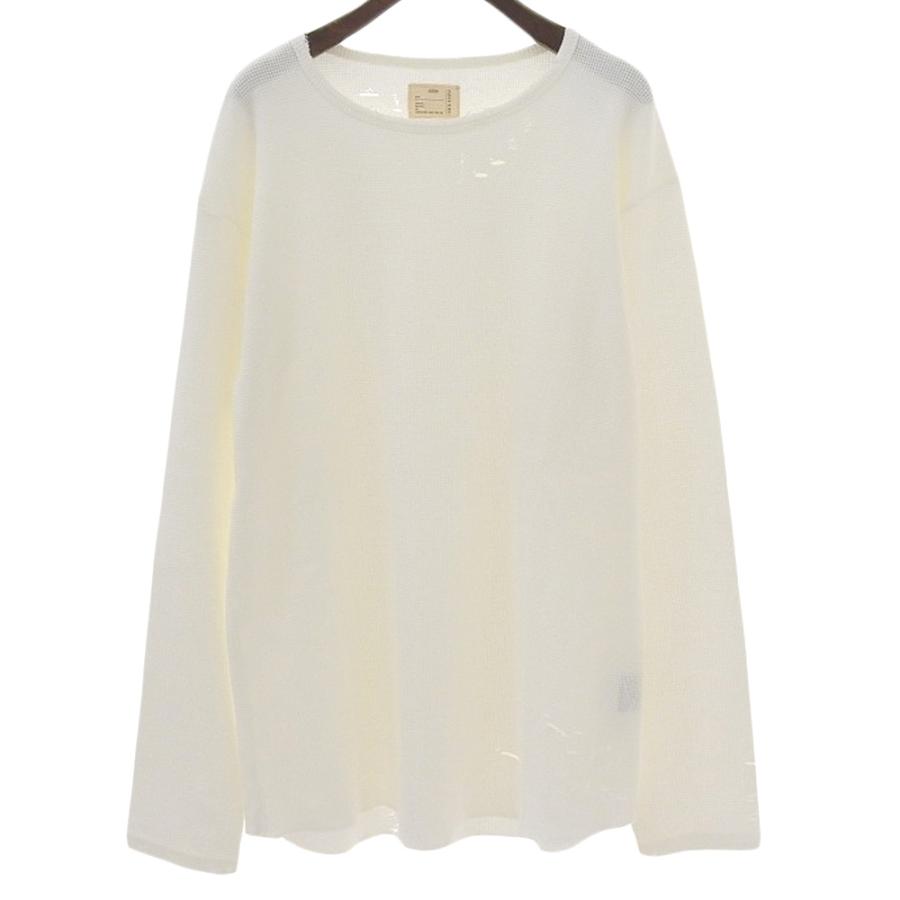 トップス PABLO VINCI Damage waffle long sleeve T PABLO VINCI Damage waffle long sleeve T