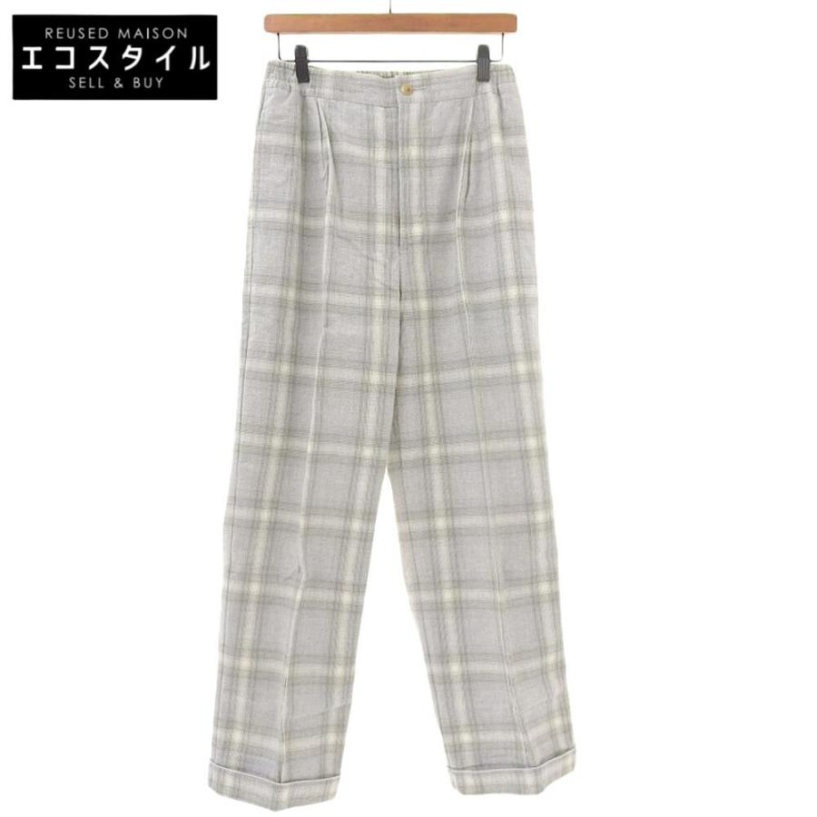 美品 Maison Kinema メゾンキネマ Check pajama pants ボトムス 