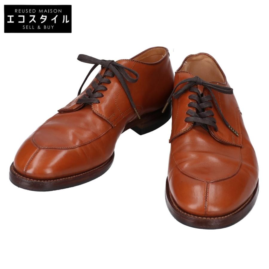 【5 1/2】Alden 54421 Vチップ カーフ ブラウン ALDEN（オールデン） 54421 Vチップ レザー シューズ 8 1/2 タン