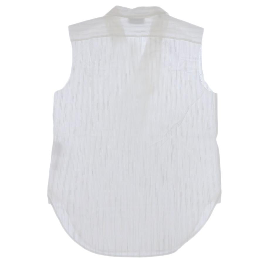 SAINT LAURENT PARIS サンローランパリ コットン スリーブレス シャツ  