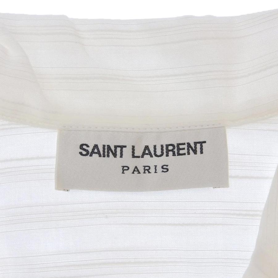 SAINT LAURENT PARIS サンローランパリ コットン スリーブレス シャツ  