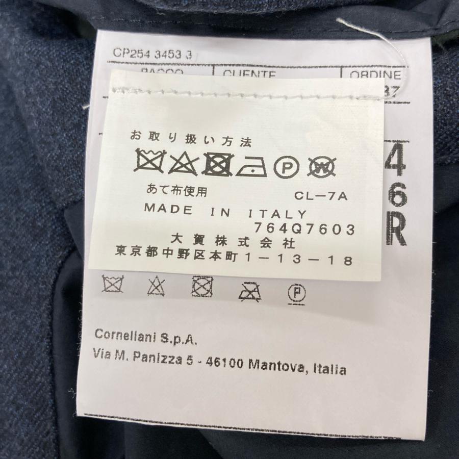 CORNELIANI コルネリアーニ ネイビー 2526 0 IDENTITY ファー付き
