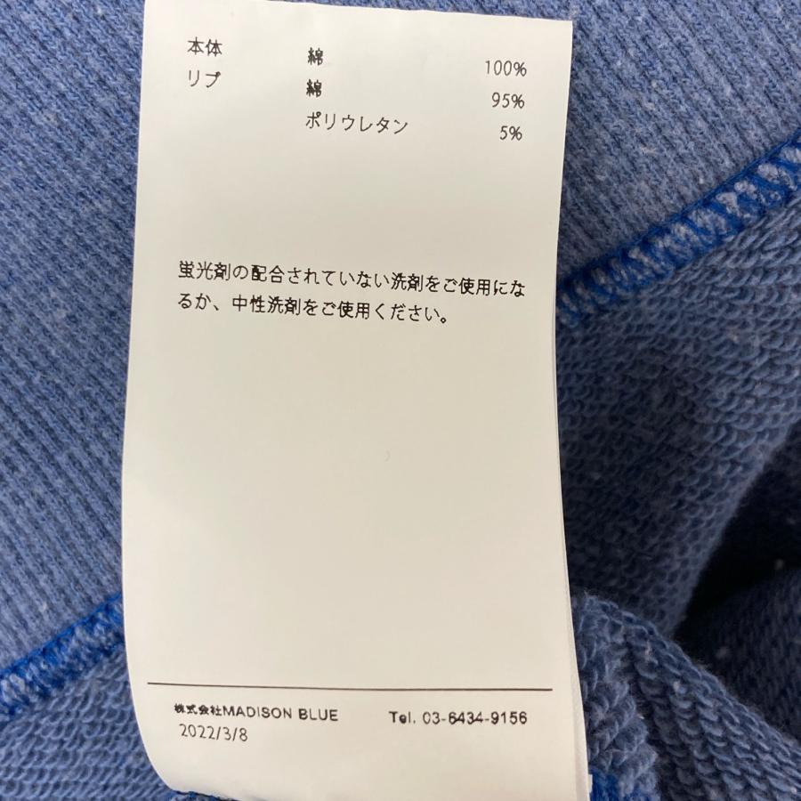 MADISON BLUE マディソンブルー MB224-7005 HELLO SWEAT L/S MADISON BLUE マディソンブルー MB224-7005 HELLO SWEAT L/S