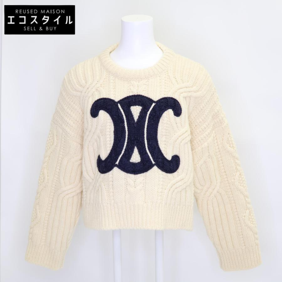 CELINE セリーヌ アイボリー 2AH87050V.01YV トリオンフ クロップド 